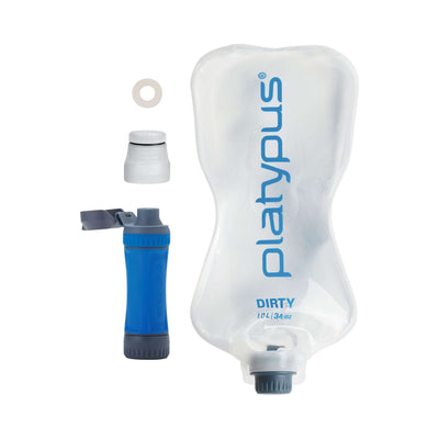 Platypus Quickdraw Filter System with Connectcap - 1 Litre | Water Filtration System | Further Faster Christchurch NZ