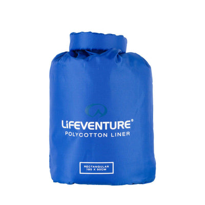 Life Venture Polycotton Liner - Rectangular Shape | Sleeping Bag Liner | Further Faster Christchurch NZ