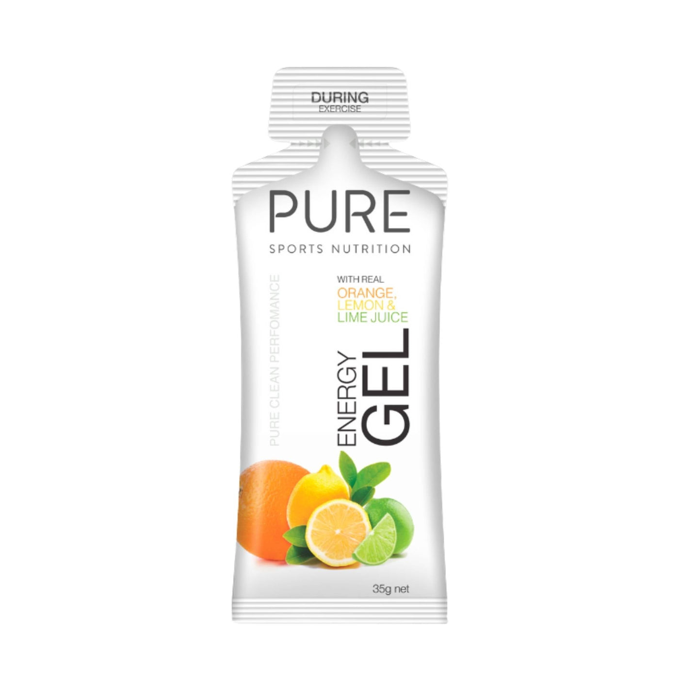 Pure Energy Gels - 35g | Sports and Endurance Gels | NZ Orange Lemon & Lime Juice | Further Faster Christchurch NZ