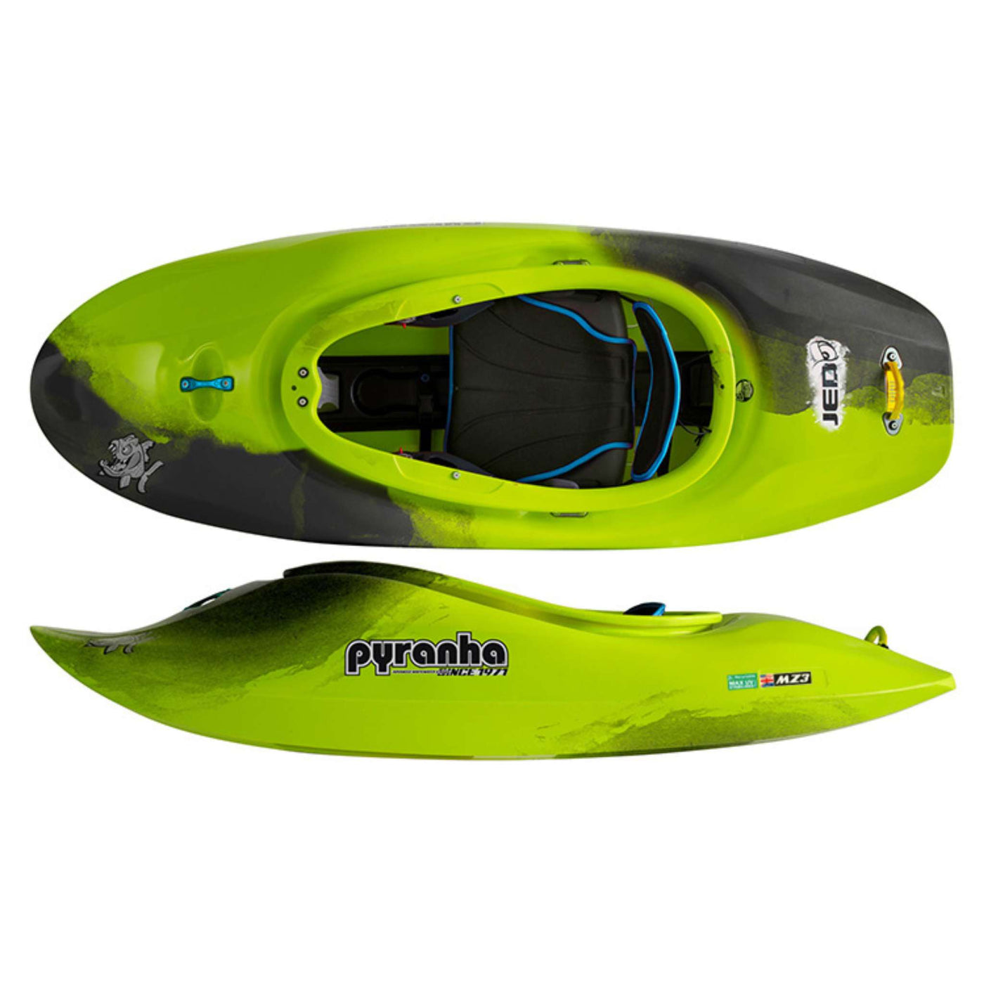 Pyranha Jed | Whitewater Kayaks | Further Faster Christchurch NZ #smoking-gecko