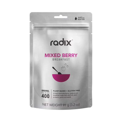 Radix Nutrition Original 400kcal Breakfast - Mixed Berry V9 | Freeze Dried Meals | Further Faster Christchurch NZ