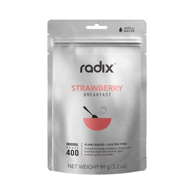Radix Nutrition Original 400kcal Breakfast - Strawberry V9 | Freeze Dried Meals | Further Faster Christchurch NZ