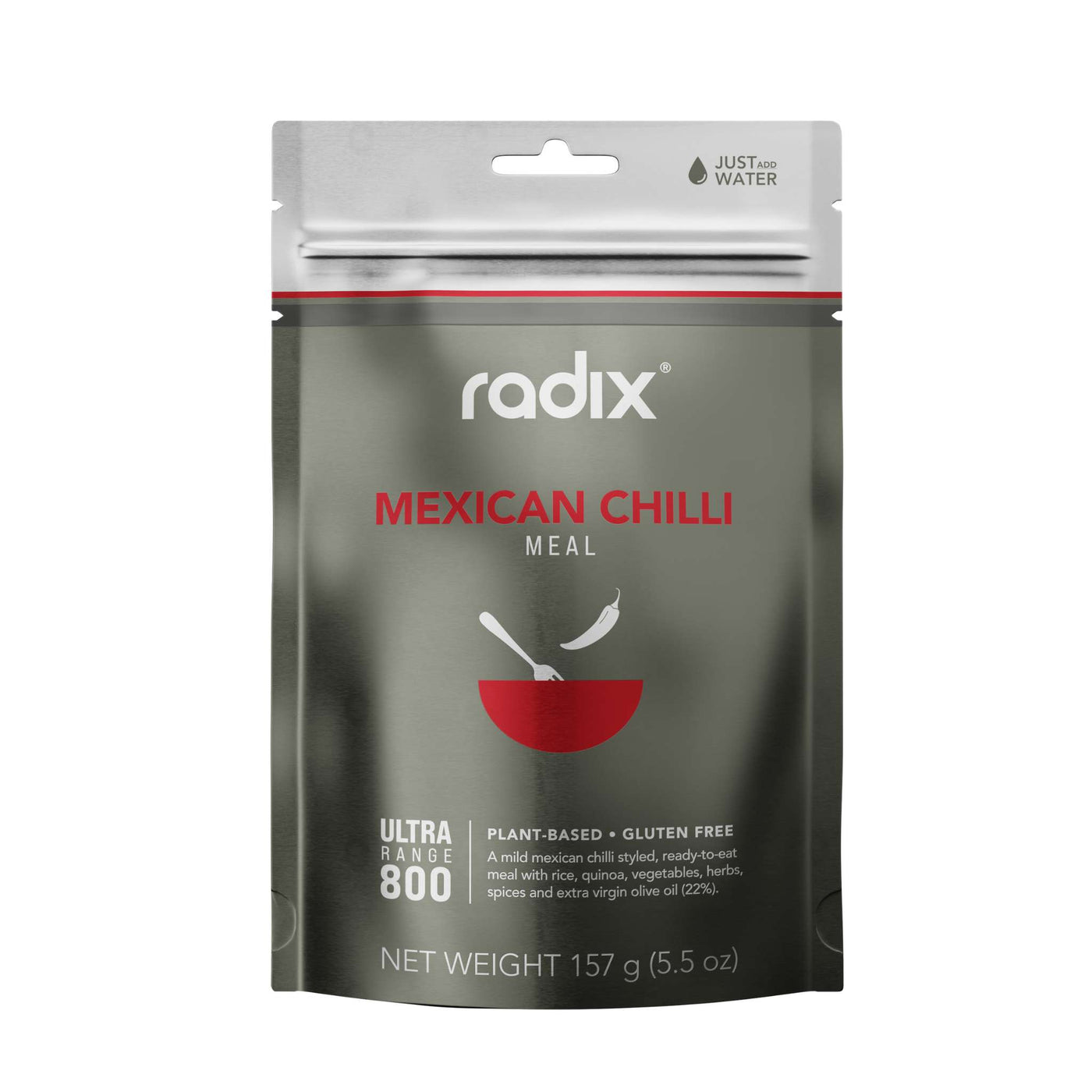 Radix Nutrition Ultra 800kcal Main Meal - Mexican Chilli V9 | Freeze Dried Meals | Further Faster Christchurch NZ | #mexican-chilli