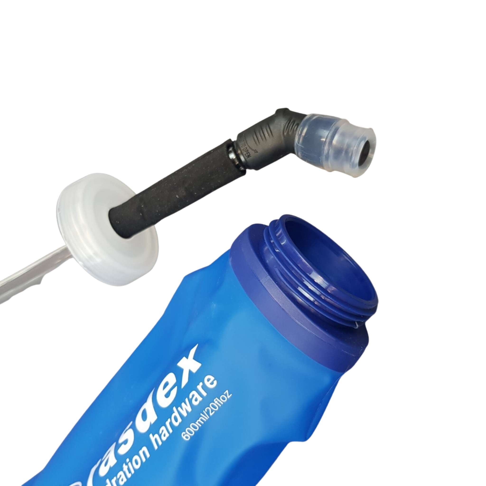 Rasdex Soft Flask w/Straw 600ml Soft Flasks Multisport Gear Further Faster