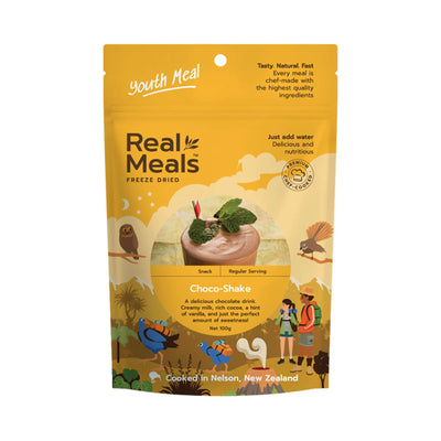 Real Meals Youth Snack - Choco-Shake | Snacks and Smoothies | Further Faster Christchurch NZ