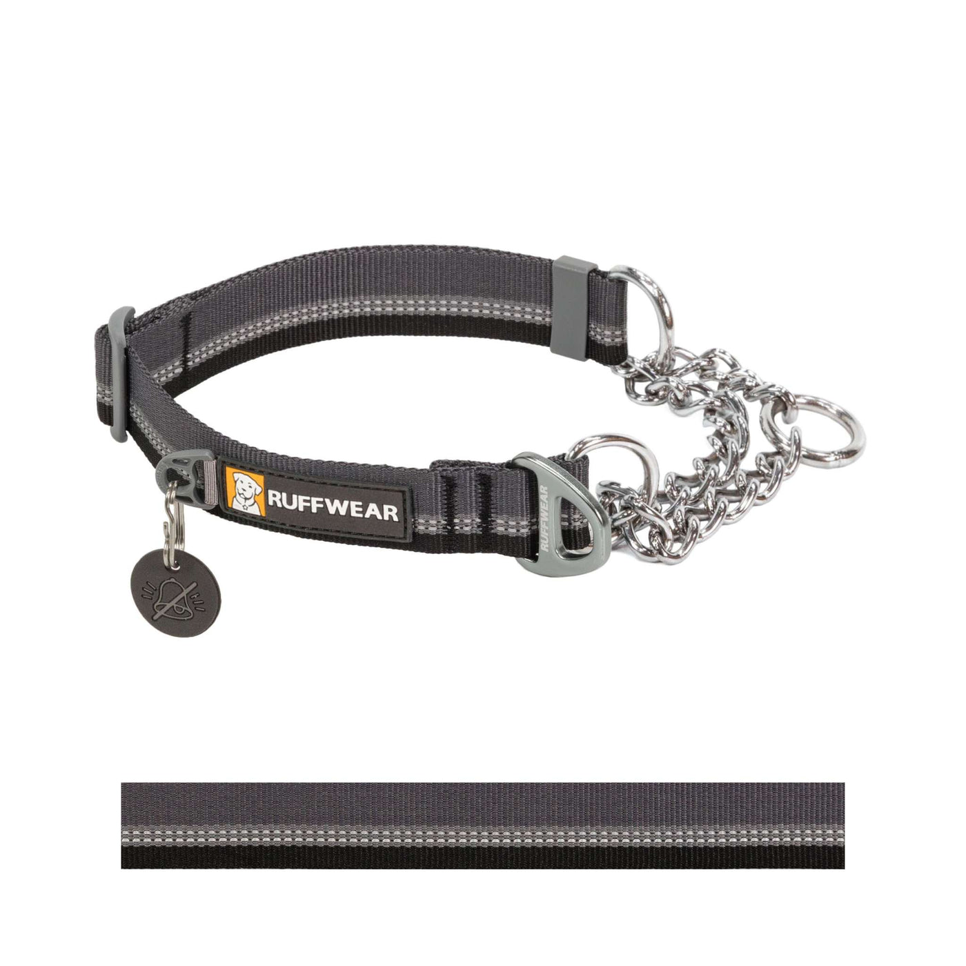 Ruffwear Chain Reaction Collar | Dog Collars NZ | Further Faster Christchurch NZ | #basalt-grey