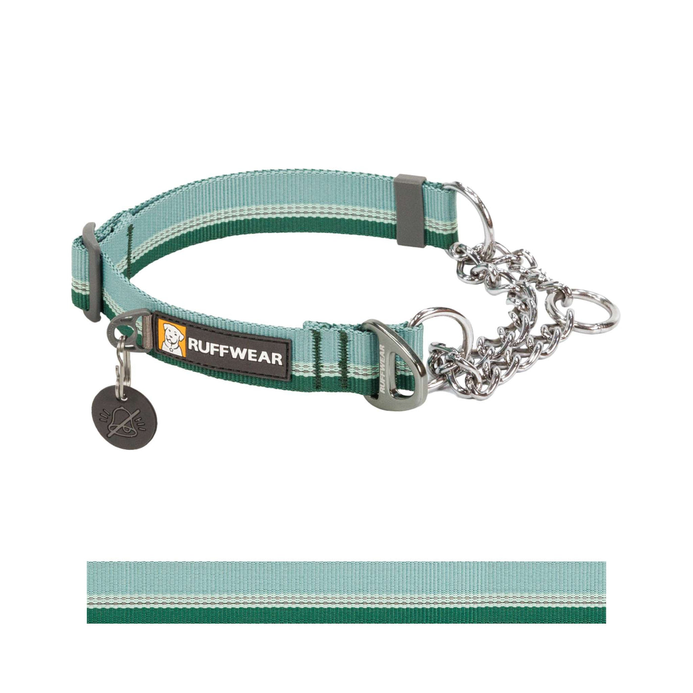 Ruffwear Chain Reaction Collar | Dog Collars NZ | Further Faster Christchurch NZ | #river-rock-green