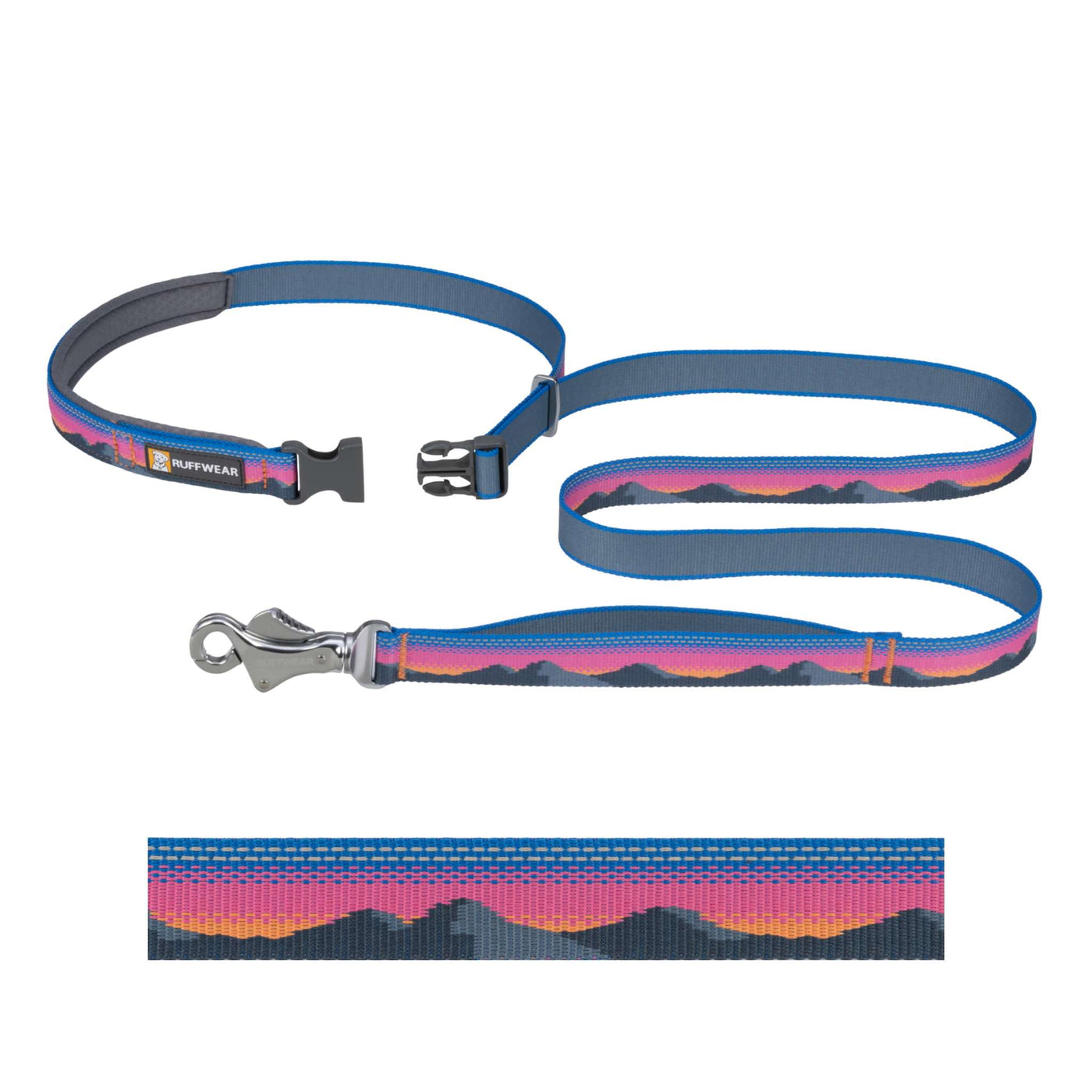 Ruffwear Crag Dog Leash | Outdoor Running Dog Leash | Ruffwear | Further Faster Christchurch NZ | #alpine-dusk