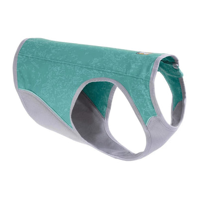 Dog Cooling NZ | Ruffwear Swamp Cooler Zip Vest  Further Faster Christchurch NZ #aurora-teal