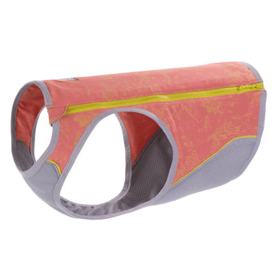 Dog Cooling NZ | Ruffwear Swamp Cooler Zip Vest | Further Faster Christchurch NZ #salmon-pink