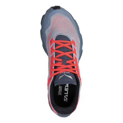 Salewa Clearance Lite Train K - Womens | Speed Hiking and Mountain Training | Further Faster Christchurch NZ | #blue-fog-fluo-coral