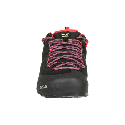 Salewa Clearance Wildfire Leather - Womens | Mountaineering Approach & Scrambling Shoe | Further Faster Christchurch NZ #black-coral