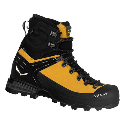 Salewa Ortles Ascent Mid GTX - Mens | Waterproof Hiking Boot NZ | Further Faster Christchurch NZ #gold-black