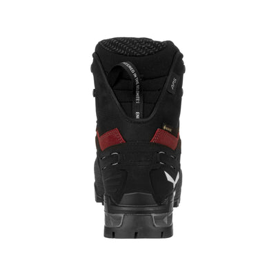 Salewa Ortles Ascent Mid GTX - Womens | Mountaineering Boot NZ | Further Faster Christchurch NZ #red-syrah-black