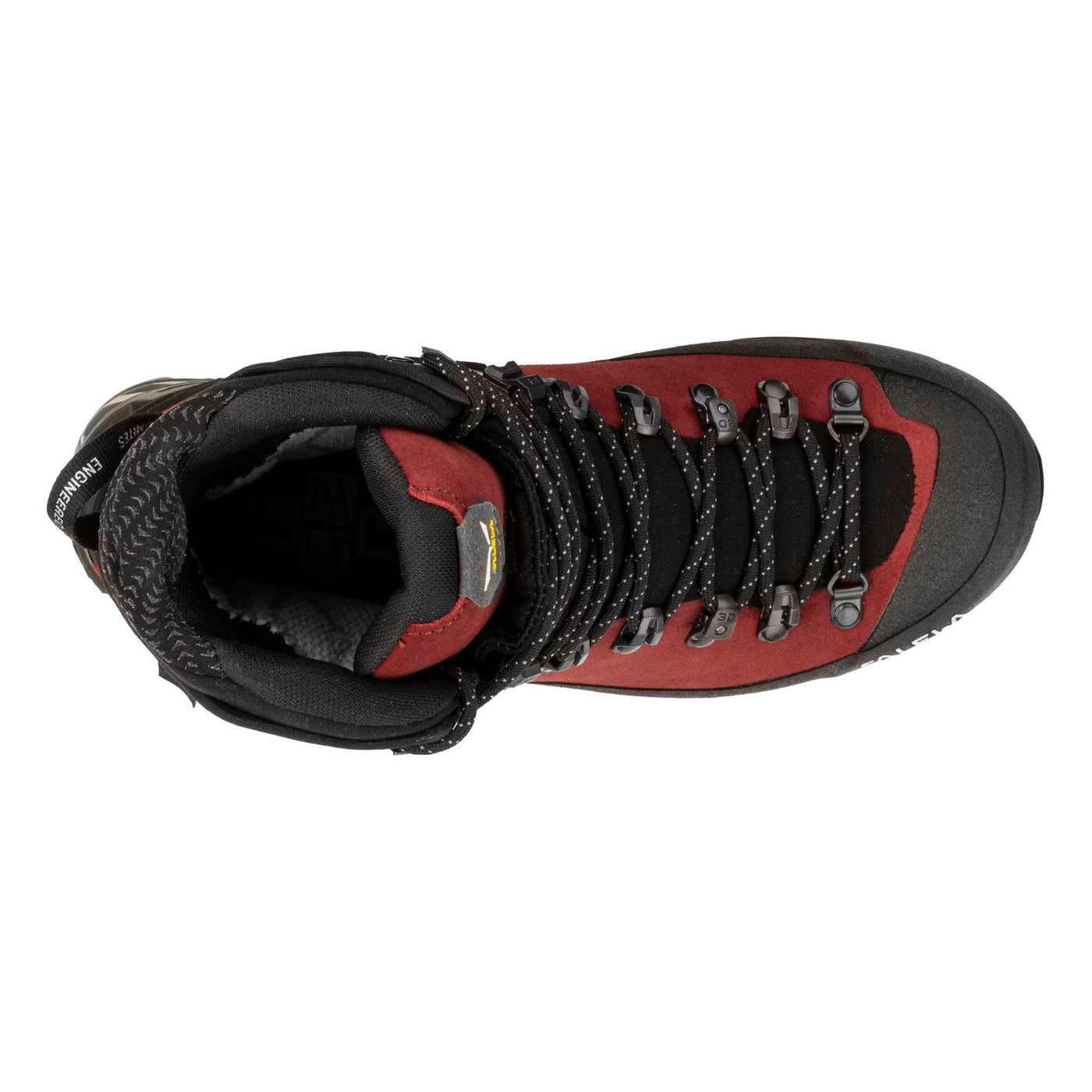 Salewa Ortles Ascent Mid GTX - Womens | Mountaineering Boot NZ | Further Faster Christchurch NZ #red-syrah-black