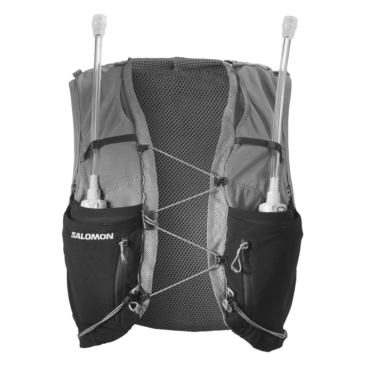 Salomon Advance Skin 12L With Flasks - Womens | Hydration Packs and Vests | Further Faster Christchurch NZ | #quiet-shade-black