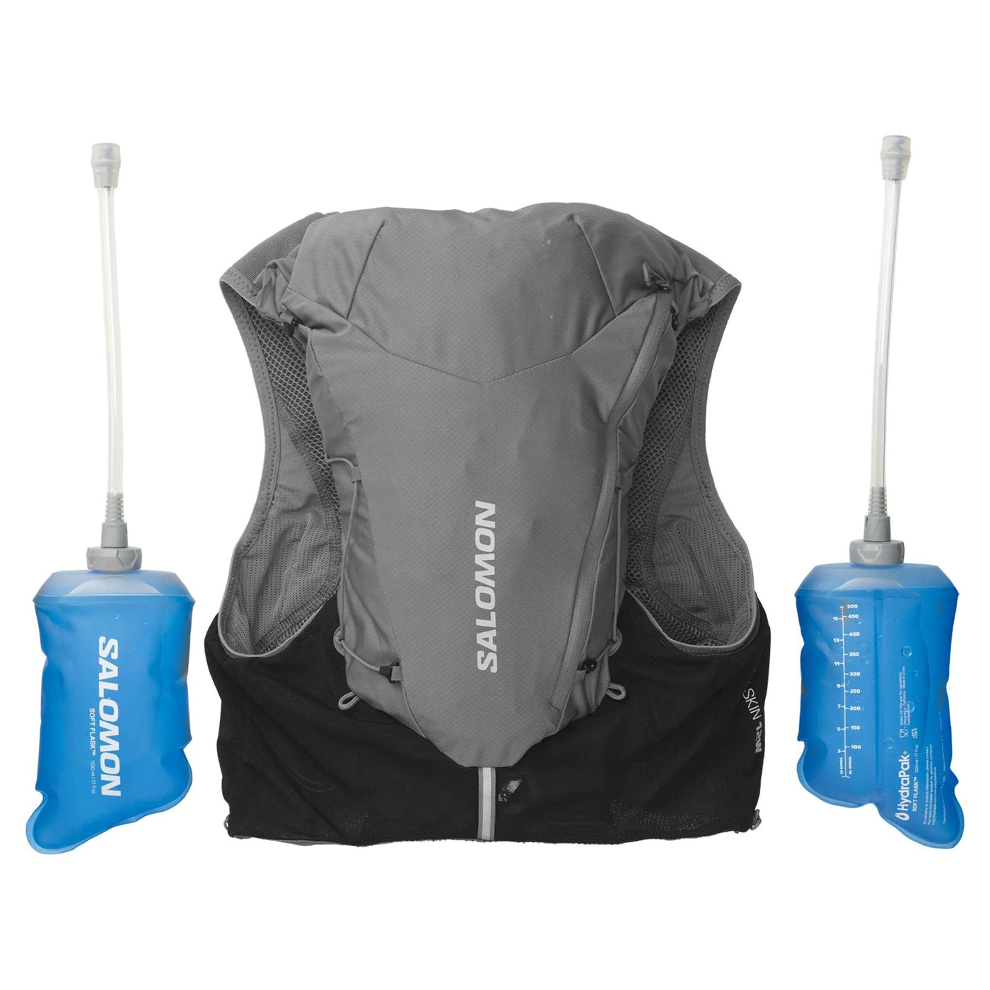 Salomon Advance Skin 12L With Flasks - Womens | Hydration Packs and Vests | Further Faster Christchurch NZ | #quiet-shade-black