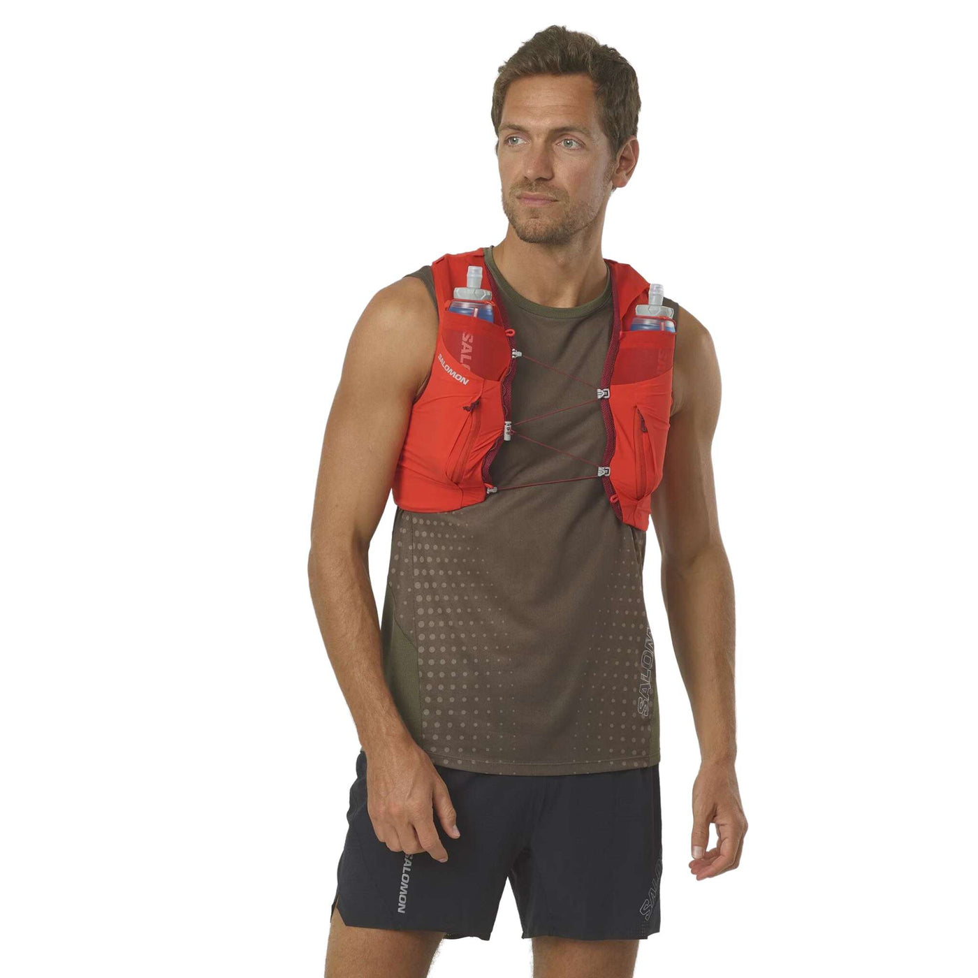 Salomon Sense Pro 10 With Flasks | Hydration Packs and Vests | Further Faster Christchurch NZ #red-ebony-cabernet