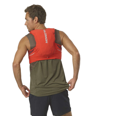 Salomon Sense Pro 10 With Flasks | Hydration Packs and Vests | Further Faster Christchurch NZ #red-ebony-cabernet