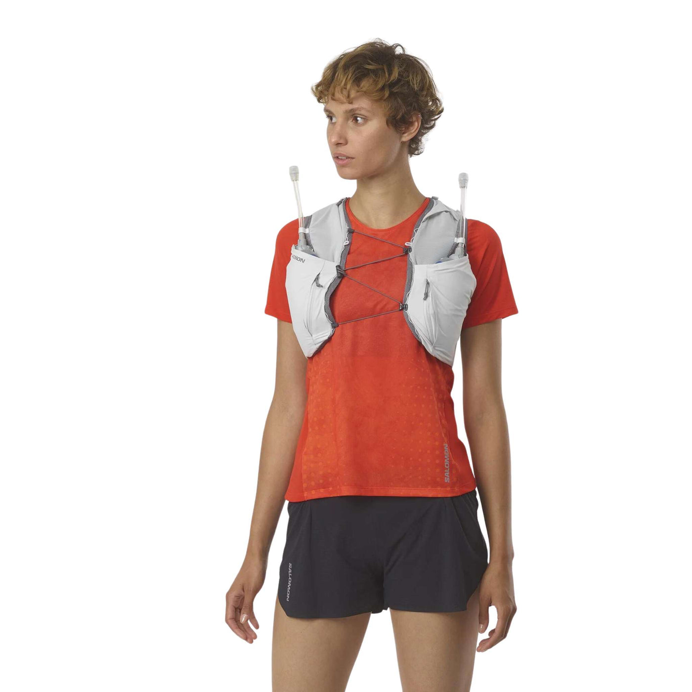 Salomon Sense Pro 10 With Flasks - Womens | Hydration Packs and Vests | Further Faster Christchurch NZ | #oyster-mushroom-quiet-shade-translucent