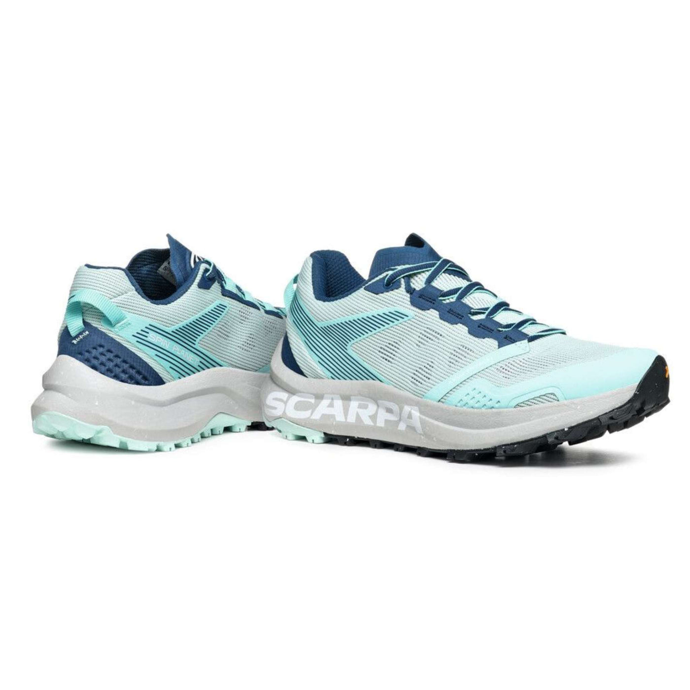 Scarpa Spin Planet - Womens | Trail Footwear | Further Faster Christchurch NZ | #aqua-nile-blue
