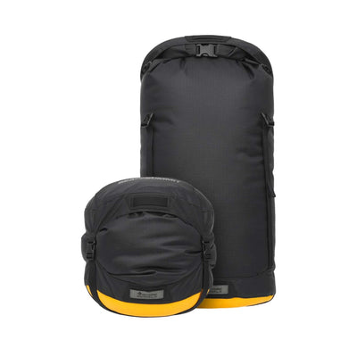 Sea to Summit Evac Compression Dry Bag HD - 35 Litre | Dry Bags and Compression Stuff Sacs | Further Faster Christchurch NZ | #jet-black