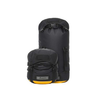 Sea to Summit Evac Compression Dry Bag HD - 8 Litre | Dry Bags and Compression Stuff Sacs | Further Faster Christchurch NZ | #jet-black
