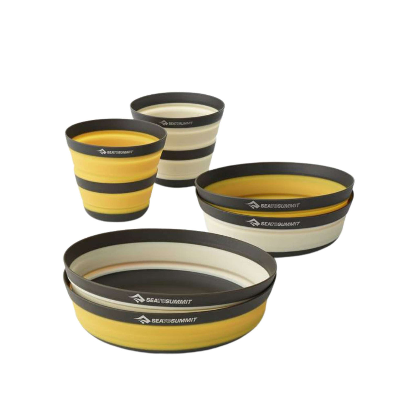 Sea to Summit Frontier Collapsible Dinnerware Set - 2 Person/6 Piece | Camp Dinnerware Set | Further Faster Christchurch NZ