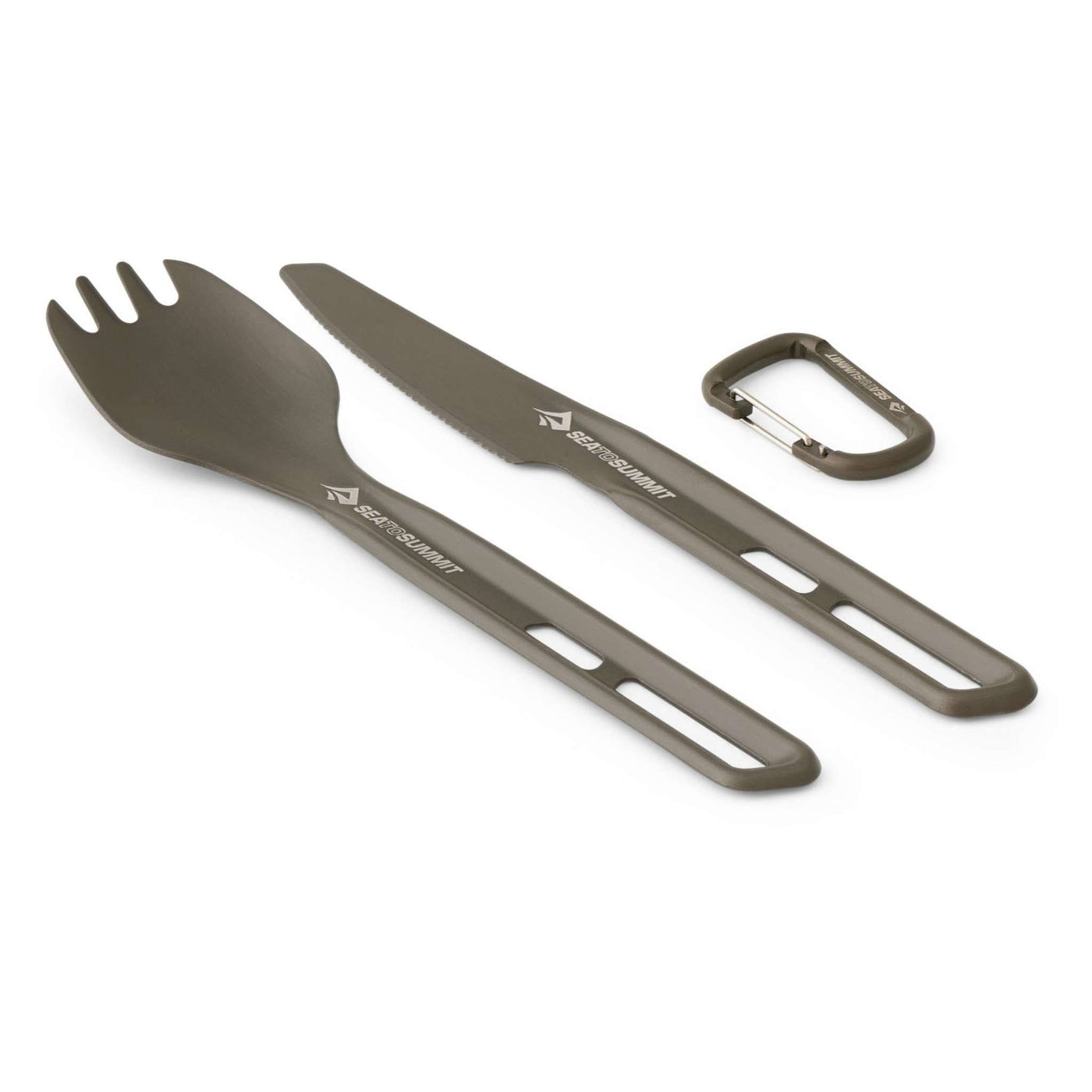 Sea to Summit Frontier Cutlery Set - 2 Piece | Cutlery Set | Further Faster Christchurch NZ | #grey