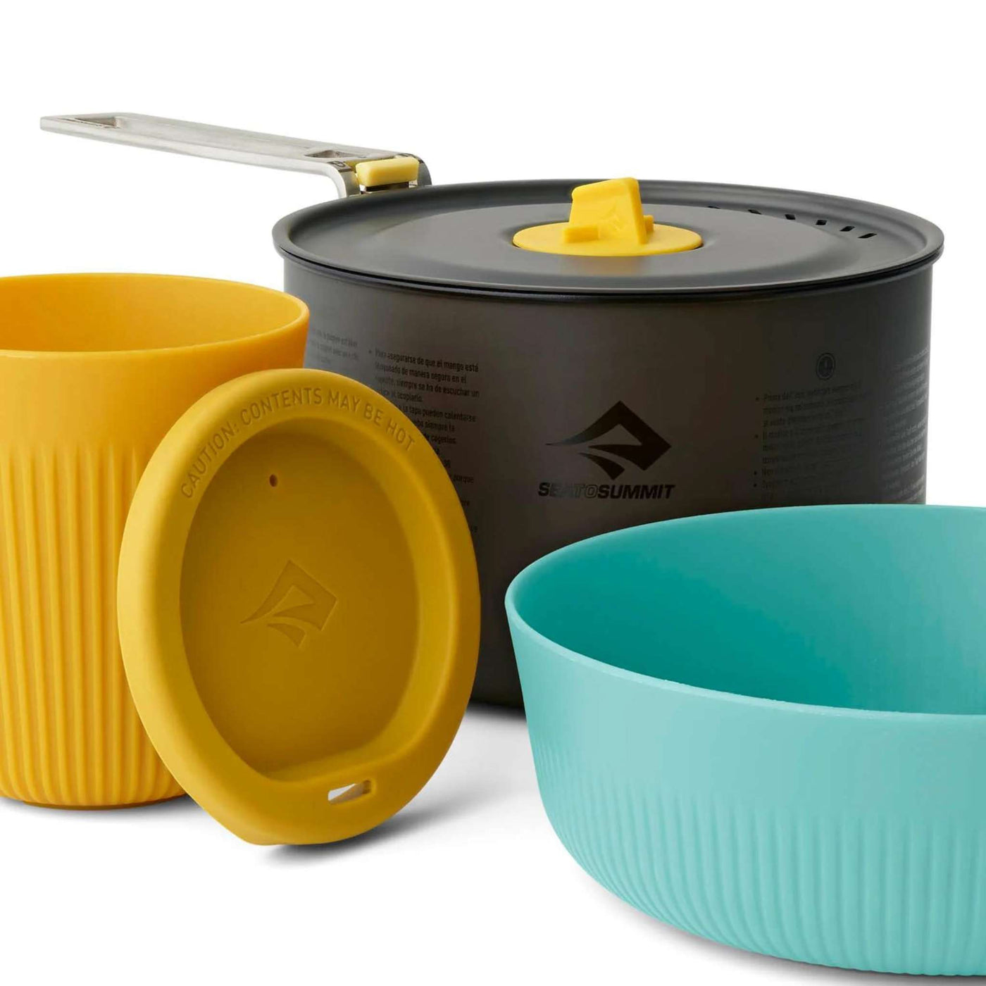 Sea to Summit Frontier One Pot Cook Set - 1P - 3 Piece | Camp Kitchen Cook Set | Further Faster Christchurch NZ | #multi