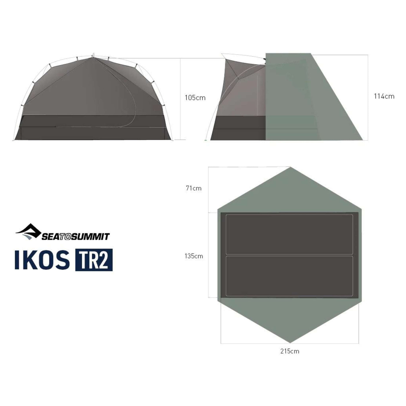 Sea to Summit Ikos TR2 Tent | Two Person Ultralight Tent NZ | Further Faster Christchurch NZ | #laurel-wreath