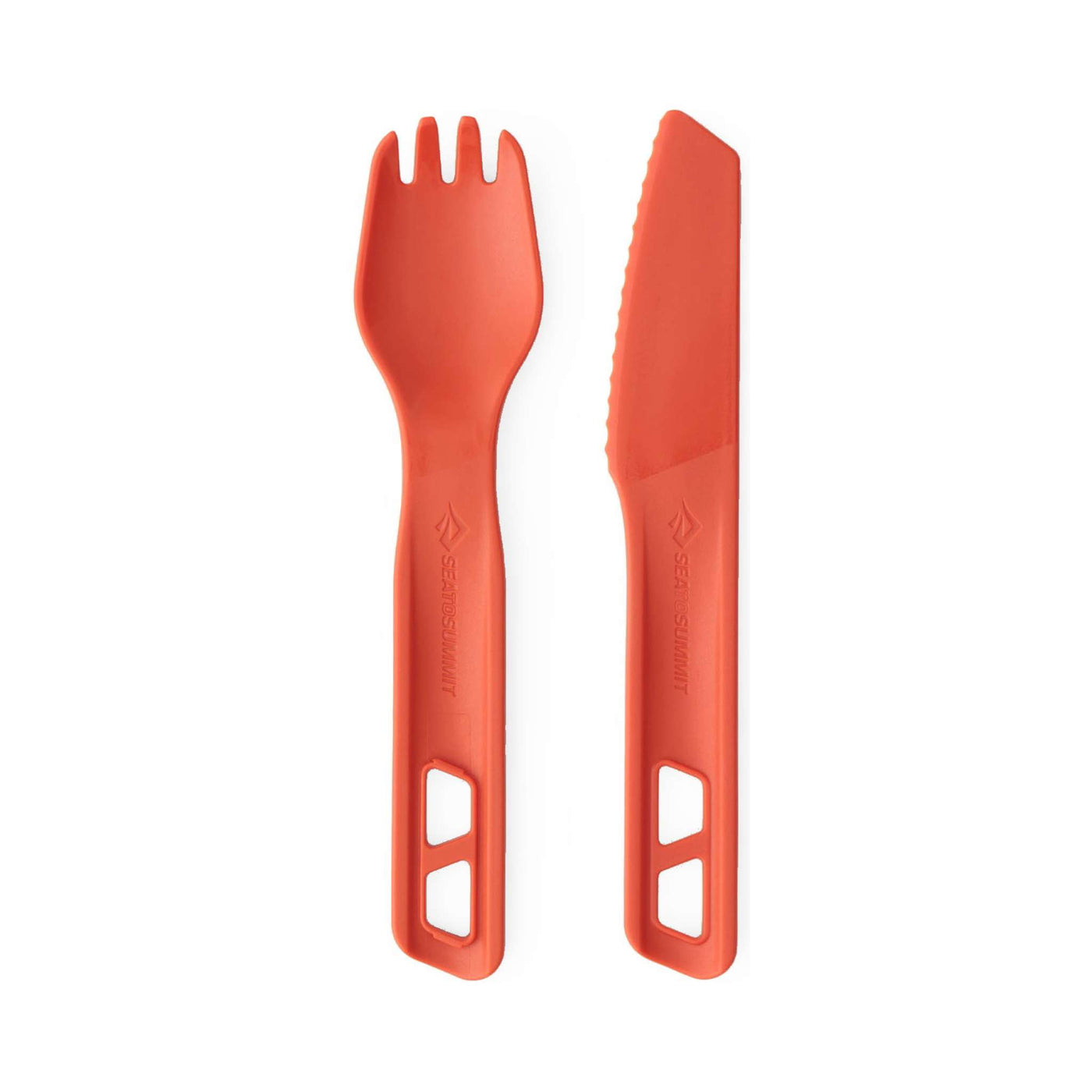 Sea to Summit Passage Cutlery Set - 2 Piece | Cutlery Set | Camp Dinnerware | Further Faster Christchurch NZ | #spicy-orange