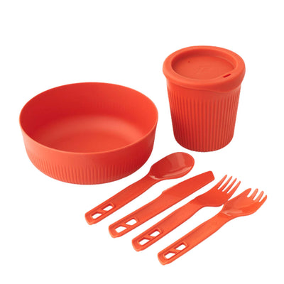 Sea to Summit Passage Dinnerware Set - 1 Person/6 Piece | Camp Dinnerware Set | Further Faster Christchurch NZ | #spicy-orange