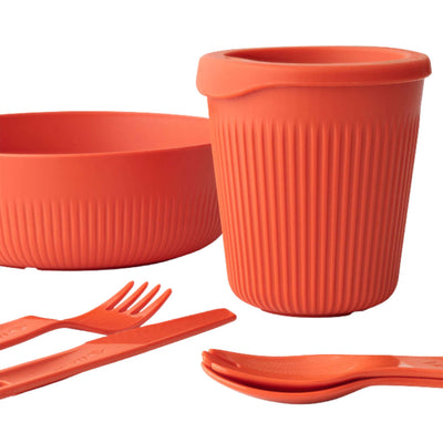Sea to Summit Passage Dinnerware Set - 1 Person/6 Piece | Camp Dinnerware Set | Further Faster Christchurch NZ | #spicy-orange