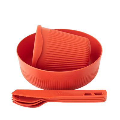 Sea to Summit Passage Dinnerware Set - 1 Person/6 Piece | Camp Dinnerware Set | Further Faster Christchurch NZ | #spicy-orange