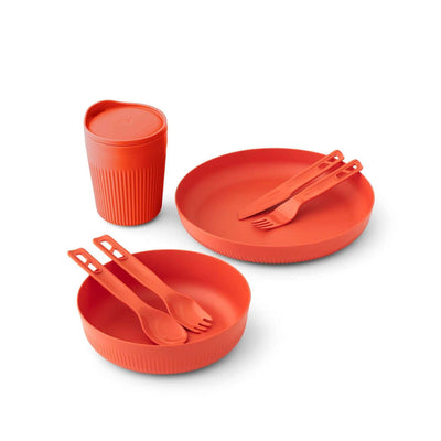 Sea to Summit Passage Dinnerware Set - 1 Person/7 Piece | Dinnerware | Further Faster Christchurch NZ | #spicy-orange