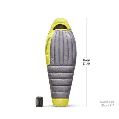 Sea to Summit Spark 7C/45F Down Sleeping Bag Long - Womens | Down Sleeping Bag | Further Faster Christchurch NZ #pewter