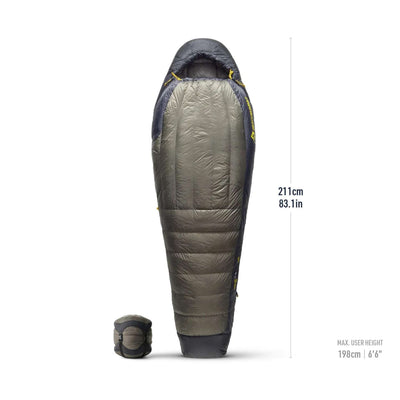 Sea to Summit Spark Pro -9C/15F Down Sleeping Bag - Long | Down Sleeping Bag | Further Faster Christchurch NZ #beluga