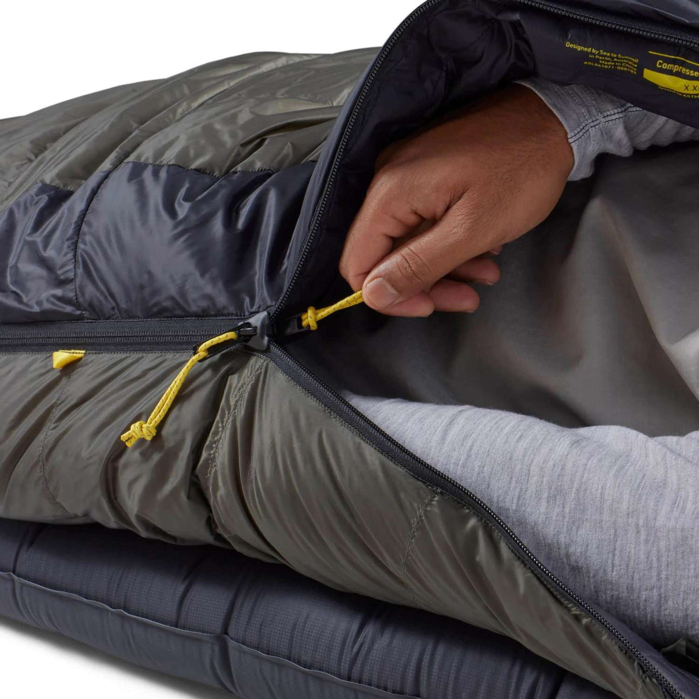 Sea to Summit Spark Pro -9C/15F Down Sleeping Bag - Long | Down Sleeping Bag | Further Faster Christchurch NZ #beluga