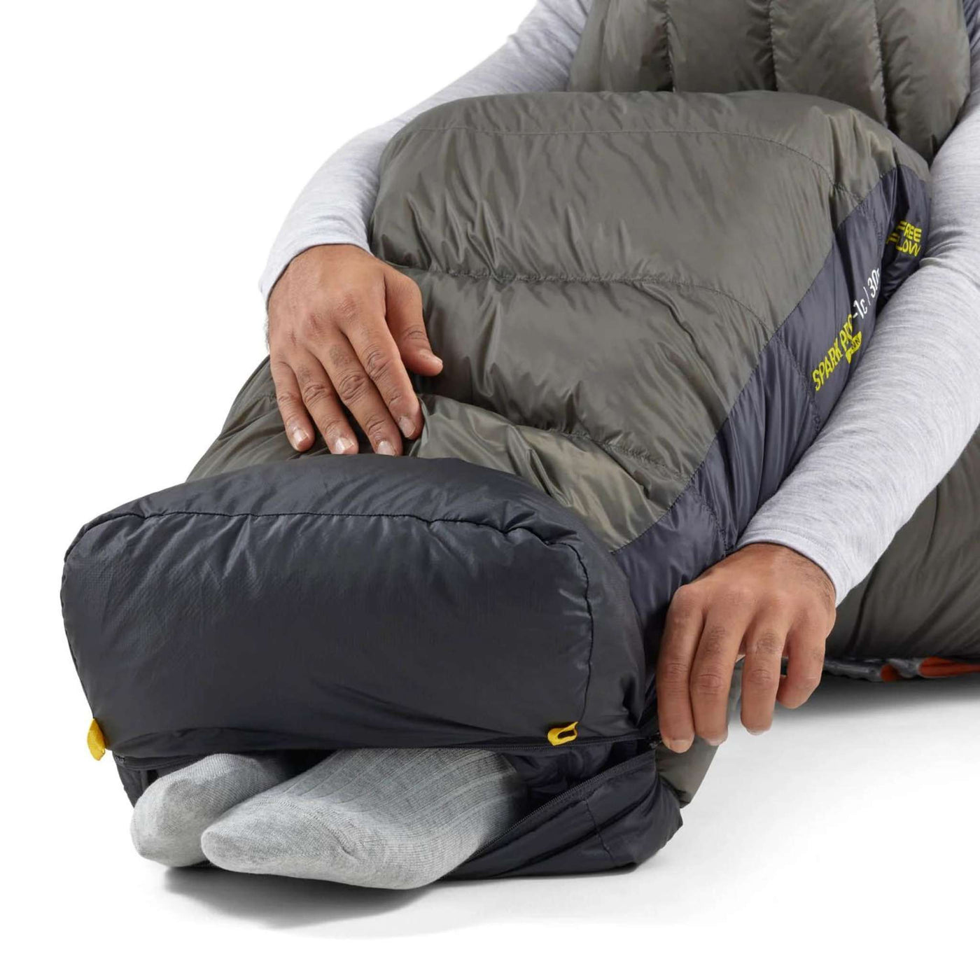 Sea to Summit Spark Pro -9C/15F Down Sleeping Bag - Regular | Down Sleeping Bag | Further Faster Christchurch NZ #beluga