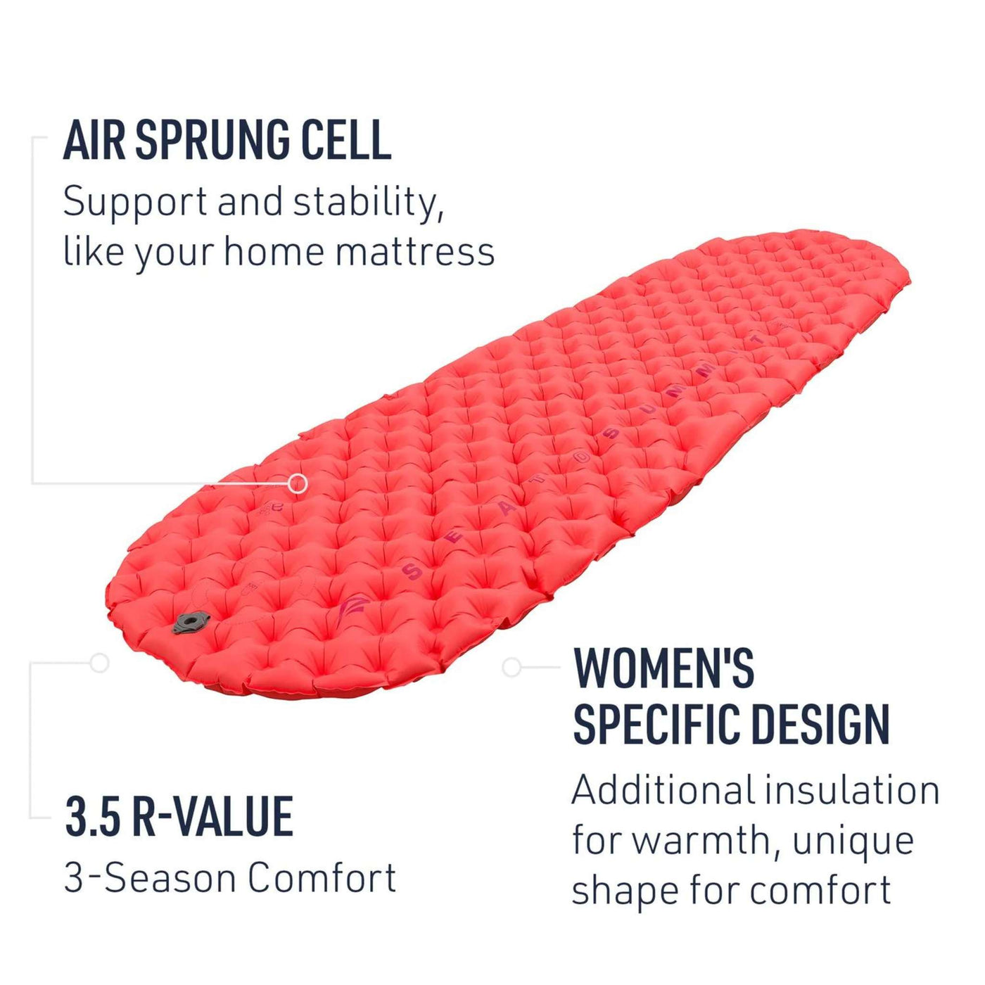 Sea to Summit Ultralight Insulated Mat Womens | Compact and Lightweight Womens Sleeping Pad NZ | Further Faster NZ