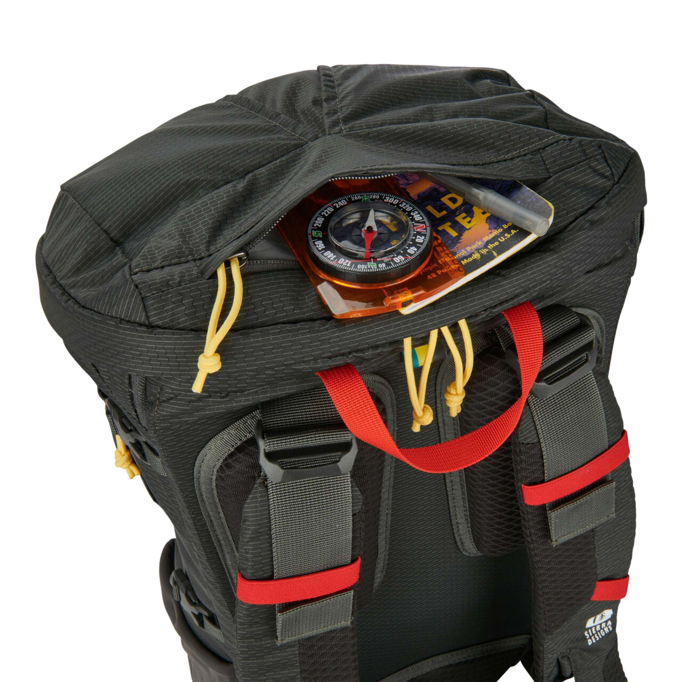 Sierra Designs Flex Hike 20L-30L | Backpack NZ | Further Faster Christchurch NZ #peat-fiery-red