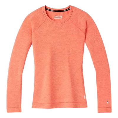 Smartwool Classic Thermal Merino Base Layer Crew F78 - Womens | Women's Next To Skin | Further Faster Christchurch NZ #sunset-coral-heather
