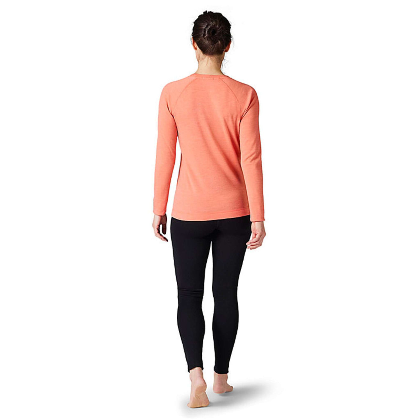 Smartwool Classic Thermal Merino Base Layer Crew F78 - Womens | Women's Next To Skin | Further Faster Christchurch NZ #sunset-coral-heather