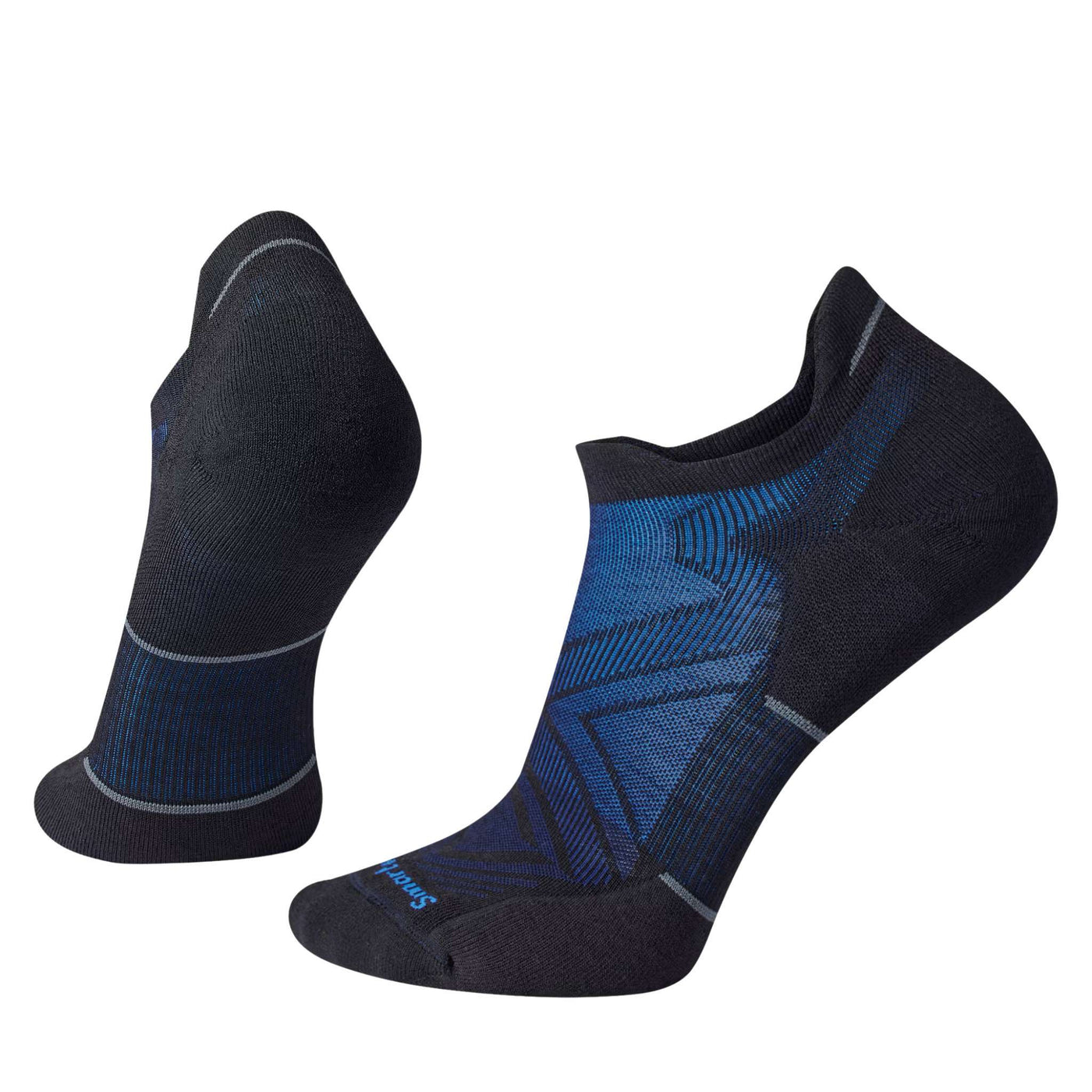 Smartwool Run Targeted Cushion Low Ankle - Mens | Men's Running Socks NZ | Further Faster Christchurch NZ #black
