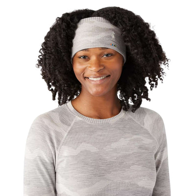 Smartwool Thermal Merino Reversible Headband | Headband | Further Faster Christchurch NZ | #light-gray-mountain-scape