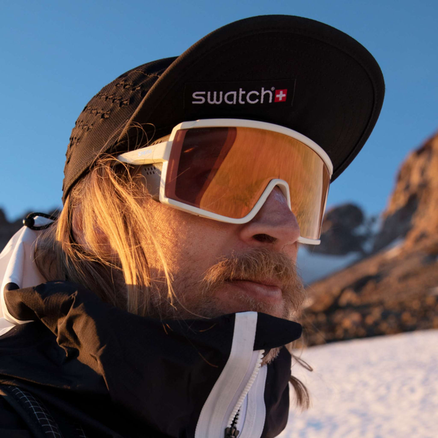 Smith Pursuit ChromaPop Performance Sunglass | Performance Sunglasses | Further Faster Christchurch NZ #Matte-Bone-ChromaPop-Glacier-Photochromic-Copper-Gold-Mirror-Lens