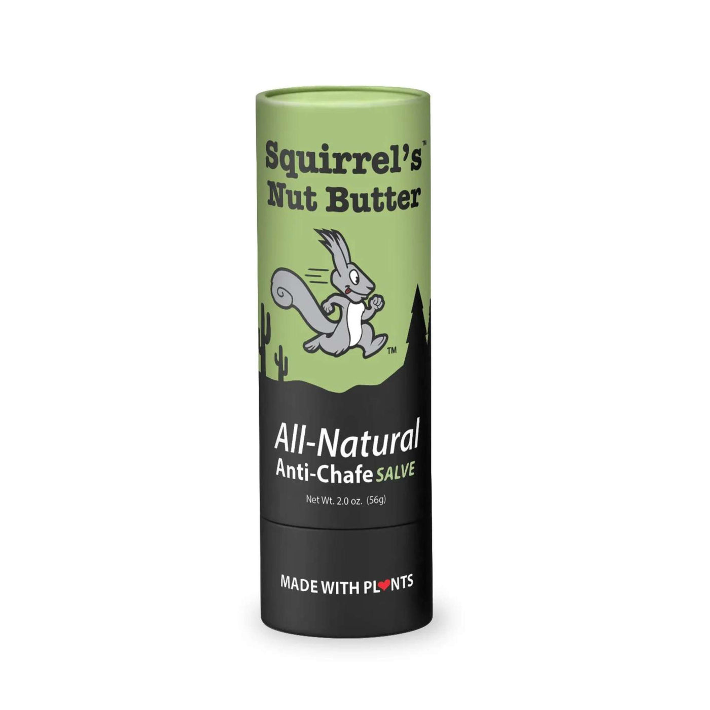 Squirrel's Nut Butter Anti Chafe Compostable Tube - 56g | Tramping Hiking Running | Further Faster Christchurch NZ