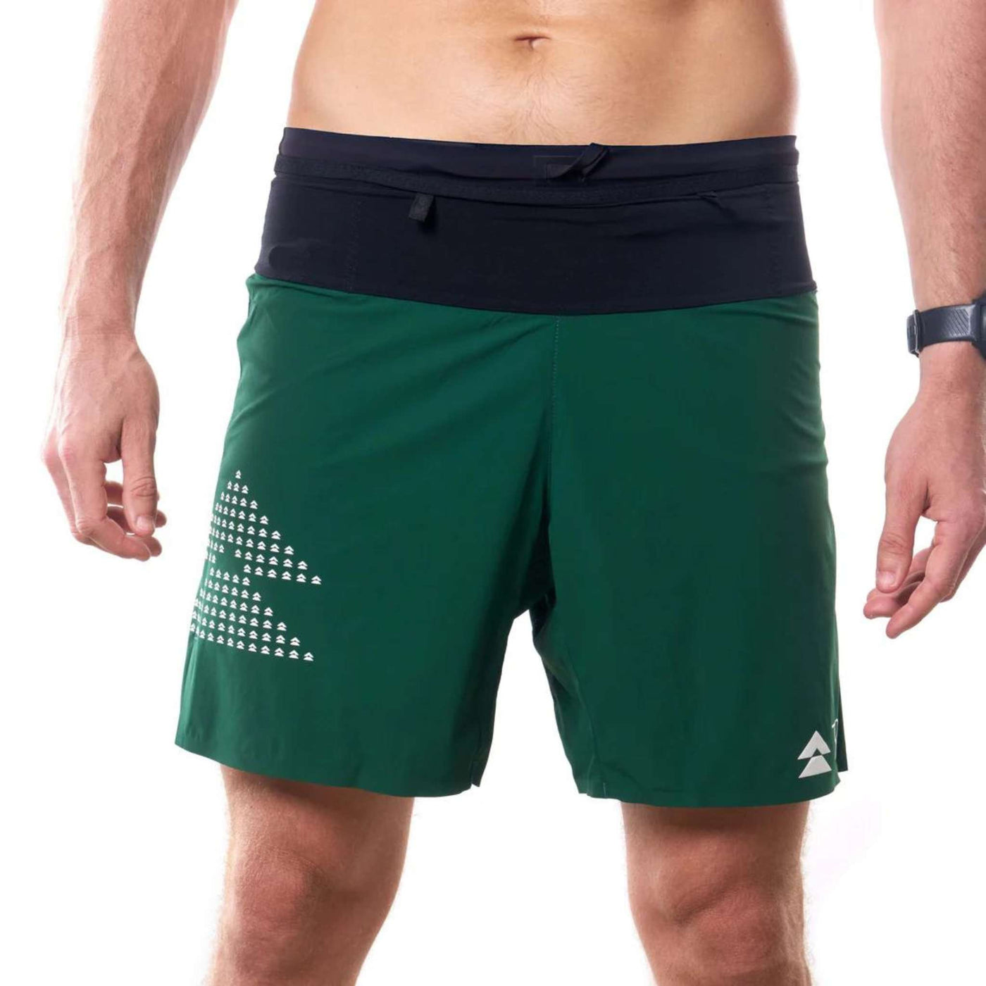 T8 Sherpa Shorts V2 - Mens | Trailrunning Shorts for Men NZ | Further Faster Christchurch #british-racing-green