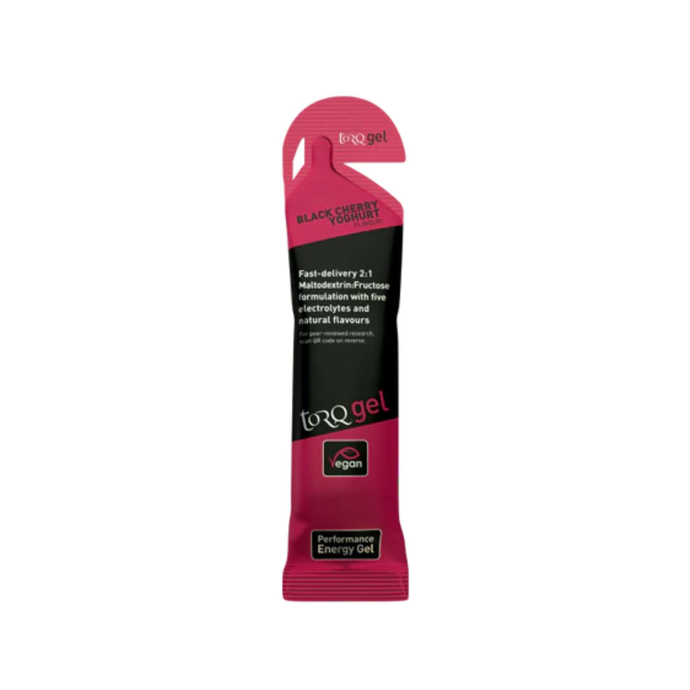 Torq Performance Energy Gel - 45g | Energy Gels | Further Faster Christchurch NZ | #black-cherry-yoghurt